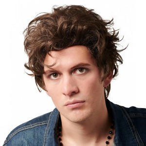 Costume Culture by Franco LLC Cool Dude Adult Costume Wig | Brown - 1 of 4