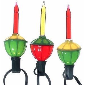 Kurt Adler Indoor/Outdoor Novelty String 7-Light Set, Bubble Lights Multicolor, 15ft - 1 of 4