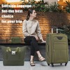 Sapphtopaz Softside Luggage Expandable Luggage Sets with Duffel Bag, Lightweight Carry On Luggage Suitcase with Spinner Wheels, Pink - 2 of 4
