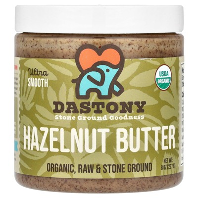 Dastony Organic Hazelnut Butter, Ultra Smooth, 8 oz (227 g)