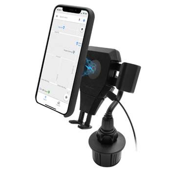 Macally Wireless Charging Car Cup Holder Mount