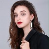 Coadipress Punctuation Earrings, Question & Exclamation Mark Acrylic Dangle, Unique Asymmetric Statement Jewelry for Women. - 3 of 4