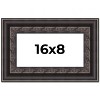 PosterPalooza | Panoramic 3.5" Wide Ornate Black Frame - UV Acrylic, Foam Board Backing, Hanging Hardware - 2 of 4