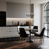 Hunter Fan Xidane with Clear Glass 5-Light Chandelier Ceiling Light Fixture Matte Black - 2 of 4