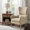 NicBex Polyester Accent Chair,Upholstered Living Room Chairs with High Backrest and Birch Legs,Cozy Armchair,Accent Chairs for Living Room - 2 of 4