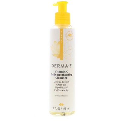 Derma-E Vitamin C Daily Brightening Cleanser, 6 oz