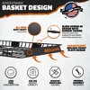 Mockins 90"x50"x6" XXL Roof Rack Basket with 50 Cubic Feet Rooftop Cargo Carrier Bag, Lock, Straps and Carry Bag - Black - 2 of 4