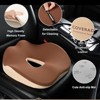 Coverado Seat Cushin and Lumbar Support For Car Seat, Office/Home Chair, Memory Foam Cushion and Lumbar Pillow - 2 of 4