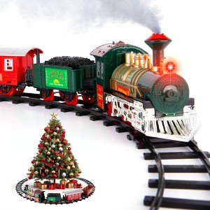 ArtCreativity Electric Train Set with 4 Cars and Tracks - 1 of 4
