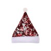 Unique Bargains Christmas Hat Sequined Christmas Hat Polyester Sequins 11.42"x15.75" 1 Pc - 4 of 4
