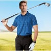 HAPPY BAY Mens Golf Shirts Polo Men Shirt Short Sleeve Dri Fit Polos Men's Moisture Wicking Collar Dress Summer T-Shirts for Men - 2 of 4