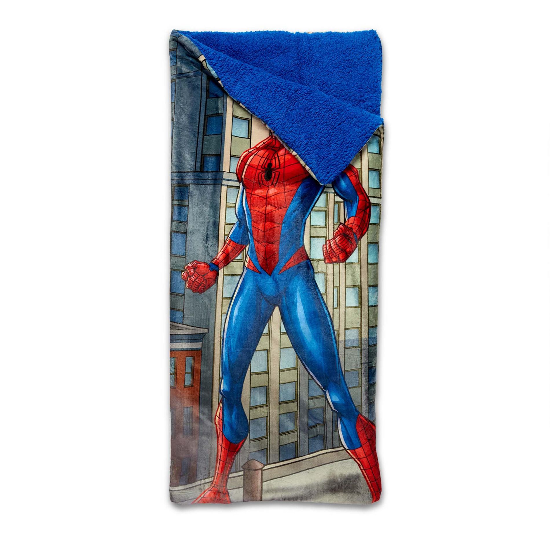 Northwest Spider-Man Cloud High Pile Fleece Slumber Bag, 27" x 56", Slumber Spidey