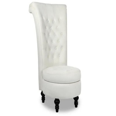25.98"Upholstered Tufted Accent,Beige
