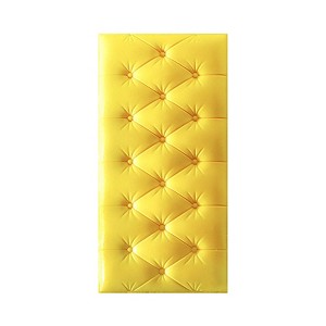 1Pack Anti Collision Wall Padding for Bedroom, Thickened Upholstered Headboard Panels, Self Adhesive 3D Foam Wall Panels - 1 of 4