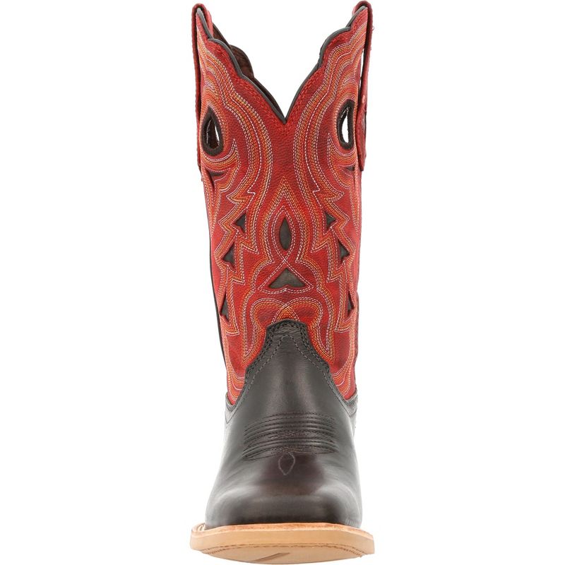 Women's Durango® Lady Rebel Pro™ Women's Black & Crimson Western Boot, 3 of 8