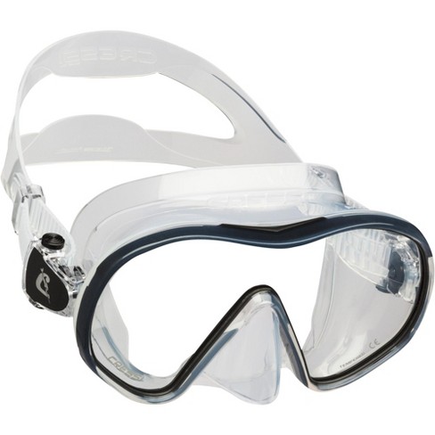 Cressi Perfect View Scuba Diving, Snorkeling Mask in Pure Comfortable  Silicone - Available with Different Panoramic Lenses - Liberty: designed in