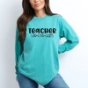 Simply Sage Market Women's Teacher Live Love Learn Long Sleeve Garment Dyed Tee - 2 of 3