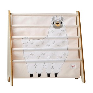 3 Sprouts Kids Bookcase, Toddler Bookshelf - Llama - 1 of 4
