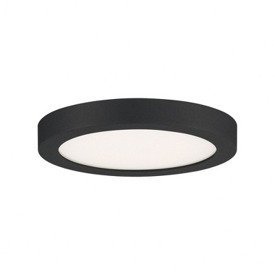 Quoizel Lighting Outskirts 1 - Light Flush Mount in  Earth Black