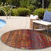 Unique Loom    Outdoor Modern Wavy Area Rug - 2 of 4