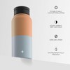 JoyJolt Vacuum Insulated Water Bottle with Flip Lid & Sport Straw Lid - 32 oz Large Hot/Cold Vacuum Insulated Stainless Steel Bottle - image 3 of 4