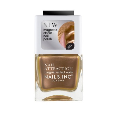 Nails Inc. I'm in Charge Magnetic Effect Polish - Gold - 0.47 fl oz