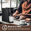 Mecity Mini Coffee Maker - Single Serve, K-Cup/Ground Coffee/Tea, 6-12oz, Auto Shut-Off - 2 of 3