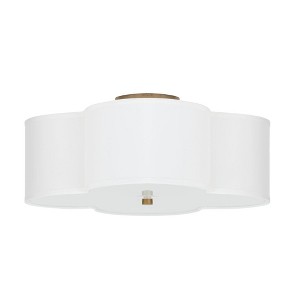 Capital Lighting Quinn 4 - Light Semi-Flush Mount in  Brushed Gold - 1 of 4