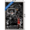 Trends International Michael Jordan - The Shot Framed Wall Poster Prints - 3 of 4
