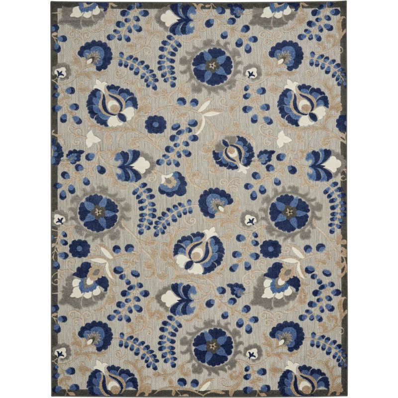Nourison Aloha Floral Textured Outdoor Area Rug, 1 of 12