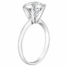 Pompeii3 Platinum 3Ct Certified Diamond Solitaire Engagement Ring Lab Created - Size 7 - 2 of 4