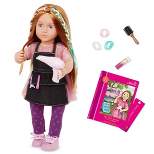 Our Generation Drew with Storybook 18" Poseable Hair Stylist Doll