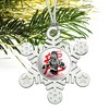 Bruce Lee Signature Metal Snowflake Christmas Tree Holiday Ornament - 2 of 3
