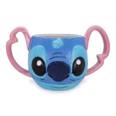 Silver Buffalo Disney Lilo & Stitch Experiment 626 Face 3d Sculpted Ceramic  Mug