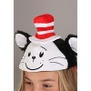 HalloweenCostumes.com One Size Fits Most   Dr. Seuss Cat in the Hat Face Costume Headband for Adults and Kids, Black/Red/White - 2 of 4