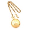 Black Bow Jewelry Charles Hubert Gold Tone Finish White Dial 48mm Pocket Watch - 4 of 4