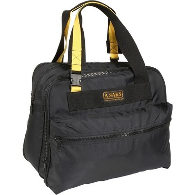 A.Saks EXPANDABLE Shoulder Tote, Black