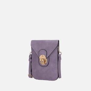 MKF Collection Kianna Medium Phone Crossbody Women's Vegan Leather Handbag by Mia K - 1 of 4