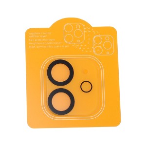 Unique Bargains Cell Phone Camera Cover 5H Glossy Camera Protector Glass Translucent & Black 1Pc - 1 of 4