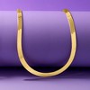 Pure Collection by Ross-Simons Italian 3.5mm 18kt Gold Vermeil Herringbone Necklace - 4 of 4