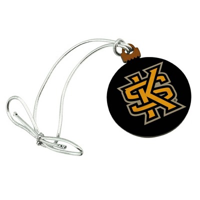 Kennesaw State Owls Logo Mini Small Tiny Wood Christmas Tree Holiday Ornament