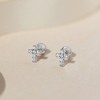 Girl's The Perfect Cross Screw Back Sterling Silver Earrings - In Season Jewelry - 4 of 4