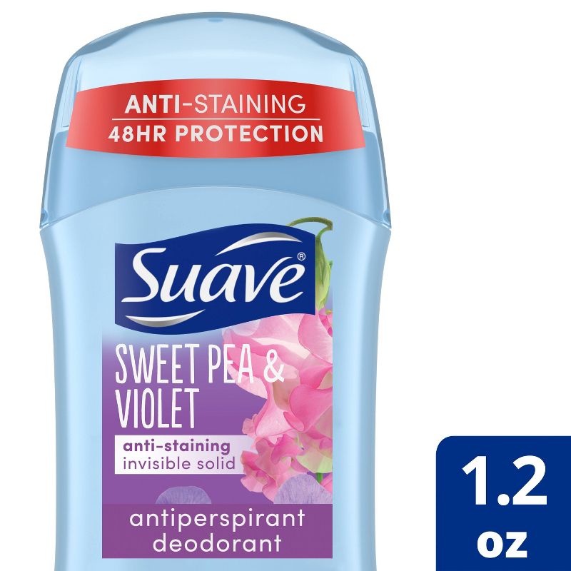 Suave Sweet Pea & Violet 48-Hour Antiperspirant & Deodorant Stick, 1 of 11