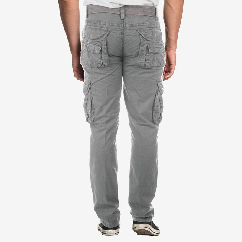 X RAY Men's Belted Classic Cargo Pants, 2 of 5