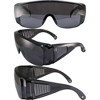 2 Pairs of Birdz Eyewear Visitor Safety Goggles with Smoke, Yellow Lenses - 2 of 3