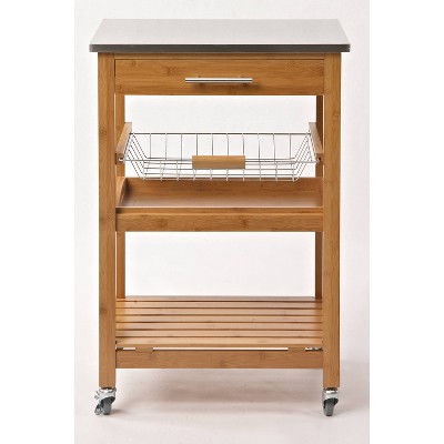 Sonoma Kitchen Cart With Stainless Steel Top - Boraam : Target