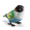 SPI Home Brass Colorful Black-Headed Parrot Figurine – 4" Hand-Painted Bird Sculpture for Tropical or Nature Decor - 3 of 4