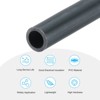 Unique Bargains PVC Water Plumb DIY Crafts High Impact Rigid Round Pipes 8" Length - 3 of 4