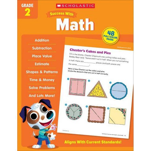 Scholastic Success With Math Grade 2 Workbook - By Scholastic