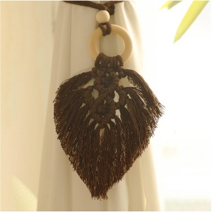 Bohemian Colorful Leaves Curtain Tiebacks-Tree City - 1 of 4